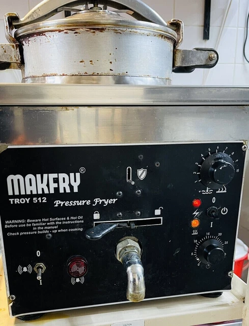 Makfry 518 Drucktischplatte Kommerzielle Hühnerfritteuse Henny Penny Uvp £ 1700