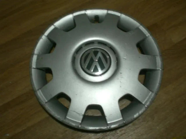VW Volkswagen wheel trim hub cap wheel cover, 1x, one, 14",  genuine