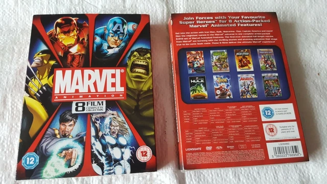 MARVEL COMPLETE ANIMATION Collection - 8 Films [DVD] £34.99 - PicClick UK