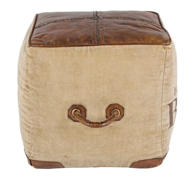 Poltrona sacco In Pelle Pouf esterno design Tessuto poggiapiedi letto poltrone x