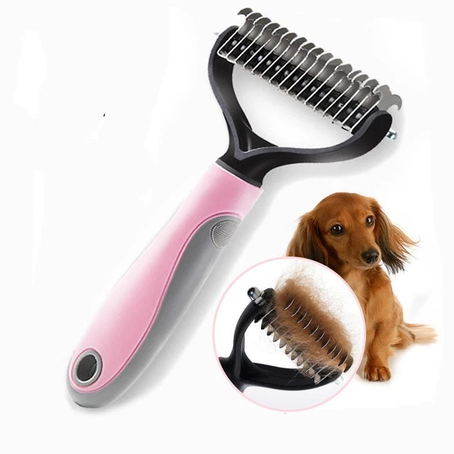 Pet Hair Remover Dog Cat Comb Grooming Massage Deshedding Cleaning Brush Tool