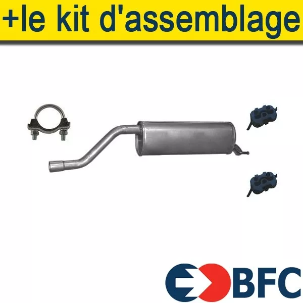 Silencieux Arriere+ pour OPEL CORSA D 1.3 75cV 2006-