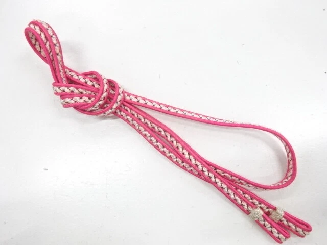 6142224: Japanese Kimono / Vintage Hand-Tied Obijime Cord