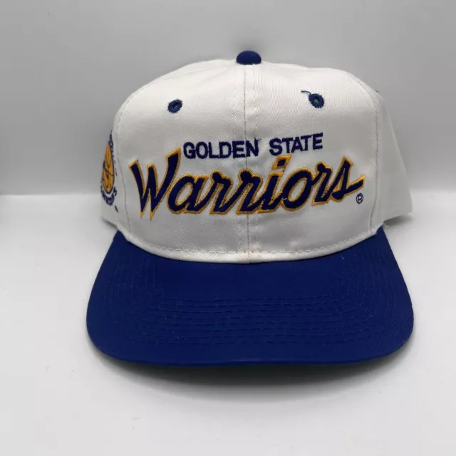 Vintage Golden State Warriors Sports Specialties Script Snapback Baske –  Stuck In The 90s Sports