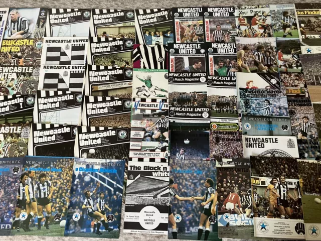 Large Selection of Newcastle Utd Homes 1970 - 2017 Cup & League - All Listed