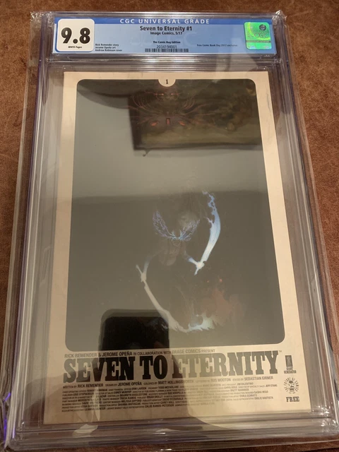 Seven to Eternity #1 Comic Bug Variant Image Comics (2016) CGC 9.8