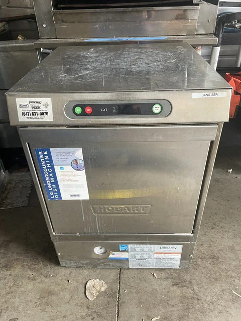 Hobart LXiH High Temp Undercounter Dishwasher 120/208-240V Single Phase