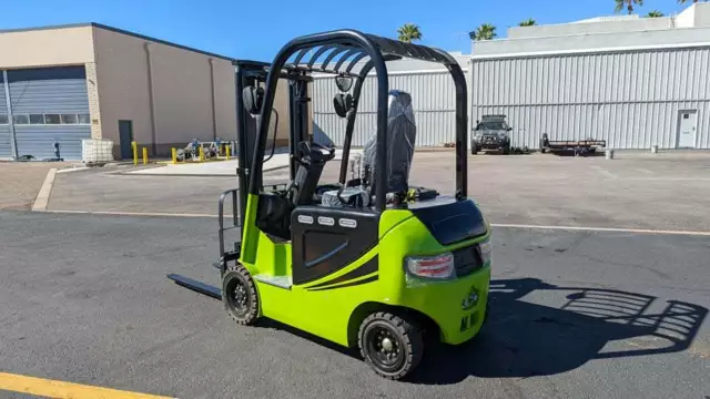 Brand New Green Forklift Company 3000Lbs Electric Fork Lift