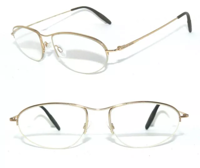 Porsche Design Brille Gold P 7006 B Randlos Halbrand Herren Gestell 8166 Fassung