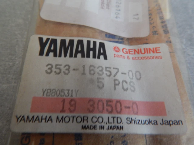 YAMAHA YZ 125   TIGES poussoir embrayage 353-16537-00