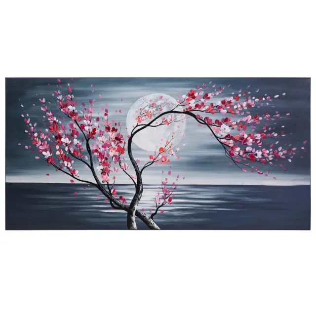 Hand-Painted Textured 3D Oil Painting on Canvas Large Wall Art,30X60 Inches  Mode