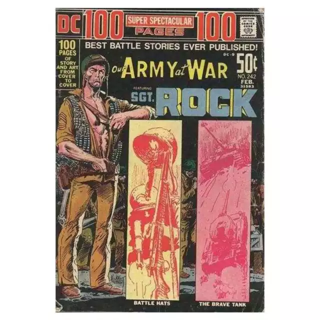 Our Army at War (1952 series) #242 in Fine minus condition. DC comics [r@