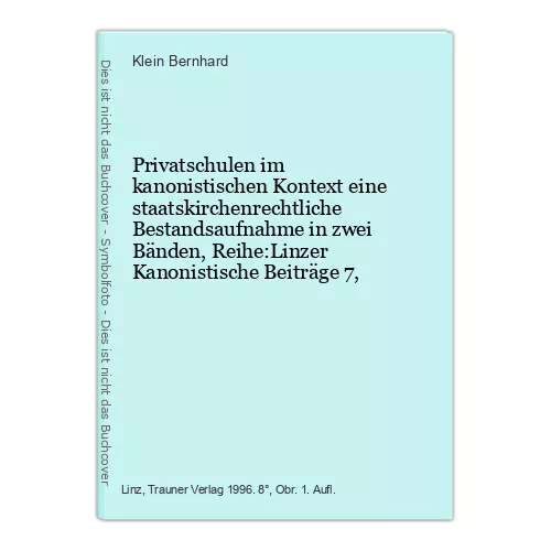 Privatschulen im kanonistischen Kontext eine staatskirchenrechtliche Bestandsauf