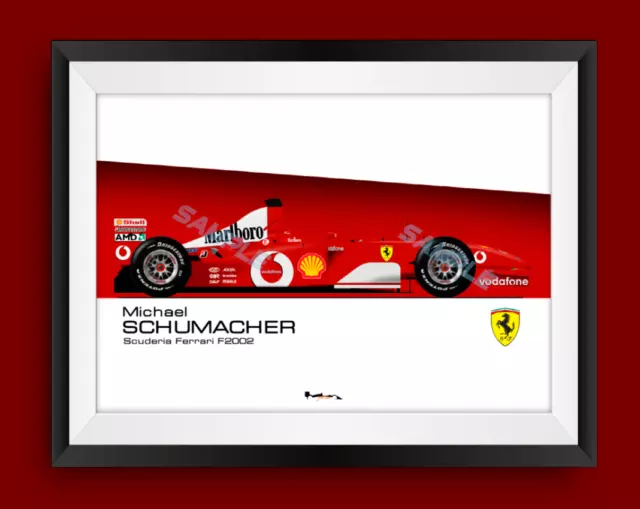 Michael Schumacher Ferrari F2002 Stampa F1 - Scuderia GP