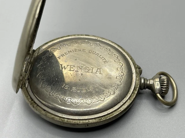Montre De Poche Ancienne Moeris Milan 1906 - Argent Fonctionnante - État Excellent Incomplet