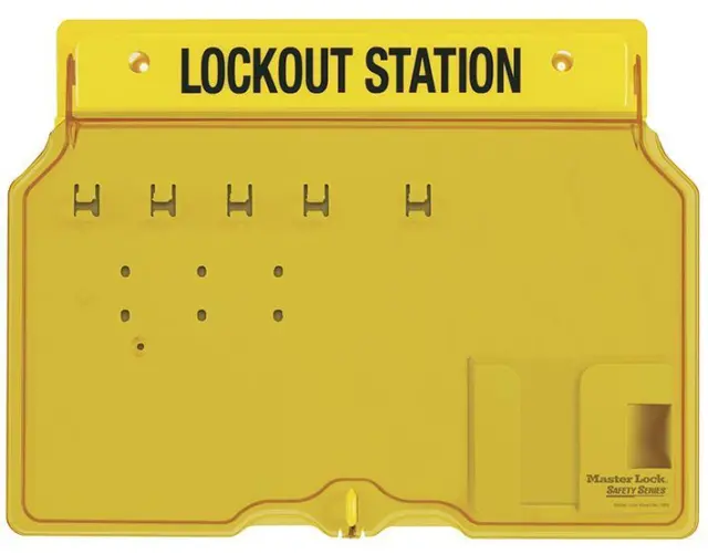 4 Lucchetto Station Non Riempito, Blocco, Dispositivo Di Blocco Tipo Lockout St Per Master Lock