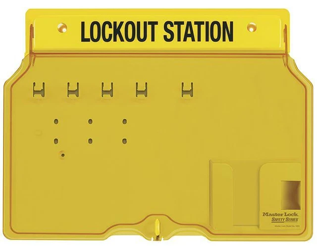 4 Lucchetto Station Non Riempito, Blocco, Dispositivo Di Blocco Tipo Lockout St Per Master Lock