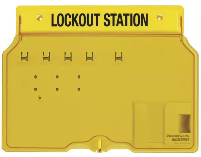 4 Padlock Station Unfilled, Lock, Lockout Device Type Lockout St For Master Lock