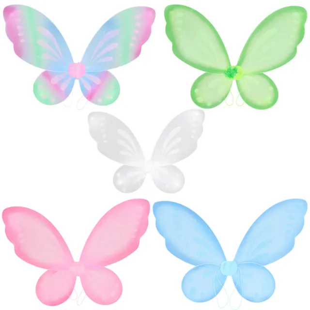 Kids Girls Fairy Butterfly Angel Wings Princess Costume Party Cosplay Props Kit