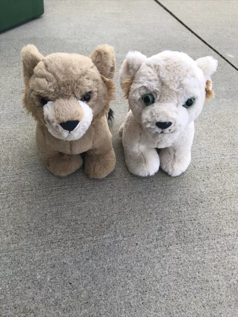 The Lion King Build A Bear Plush Disney's Young Simba & Nala BAB Stuffed Animal