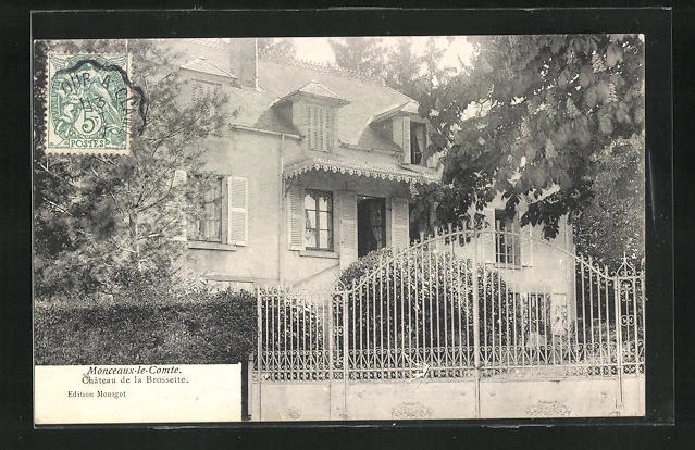 CPA Monceaux-le-Comte, Château de la Brossette 1907