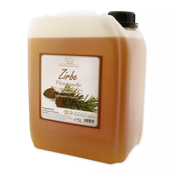 Jabón de leche de oveja Florex pino 5 L jabón líquido recipiente jabón 9414ZB relleno