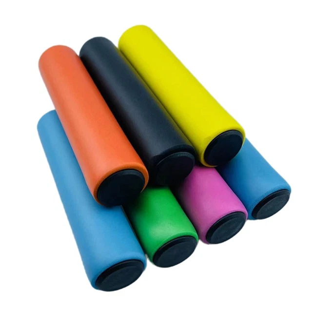 Poignées en silicone lisses et imperméables pour guidon de vélo faciles à ne