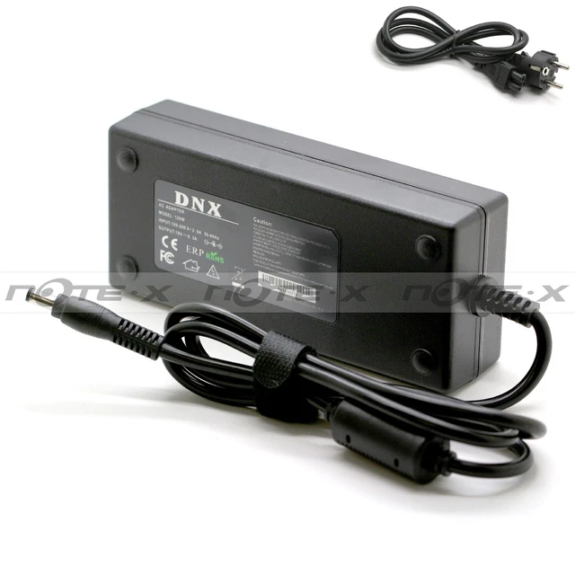 Chargeur Secteur Pour Toshiba Equium A60 – 19V 6.3A – Connecteur 5,5 X 2,5 Mm – Noir