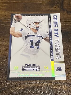 Taylor Heinicke 2015 Panini Contenders Draft Picks Game Day Tickets #57 D5655*