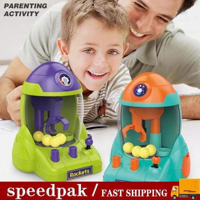 Mini Macchina A Artiglio A Forma Di Coniglio Con 10 Peluche E 10 Capsule Sorpresa | Gioco Arcade Elettronico Con Luci E Musica Per Bambini E Bambine Da 3 Anni - 5