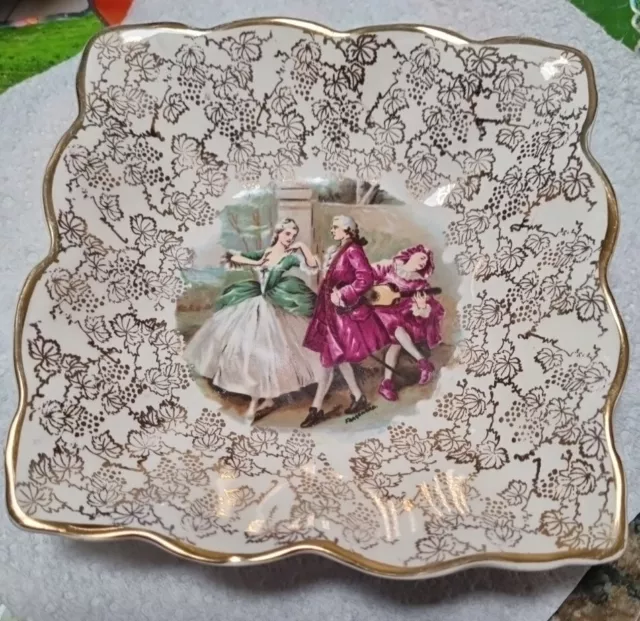 Vintage Midwinter Staffordshire semi porcelain Dish. ENGLAND