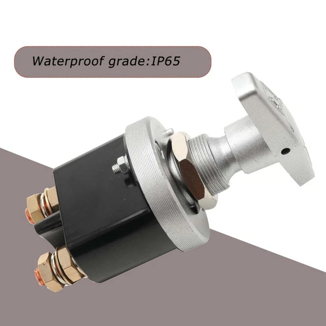 BATTERY ISOLATOR DISCONNECTOR Heavy Duty Battery Kill Switch With 1500