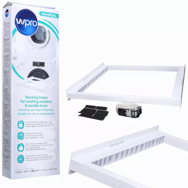 Wpro KCL103 Kit de superposition connexion pour machine à laver et sèche-linge