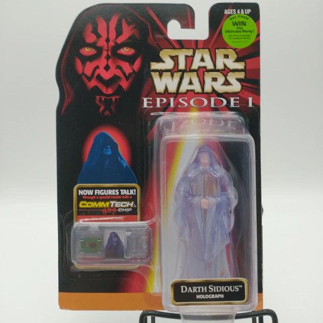 Star Wars Ep. 1 Darth Sidious Holograph Figure Hasbro 1998
