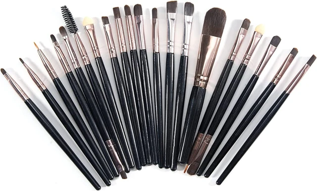 Pennelli Trucco Oro Rosa 20 Pezzi Pennelli Trucco Premium Set Viso E Occhi