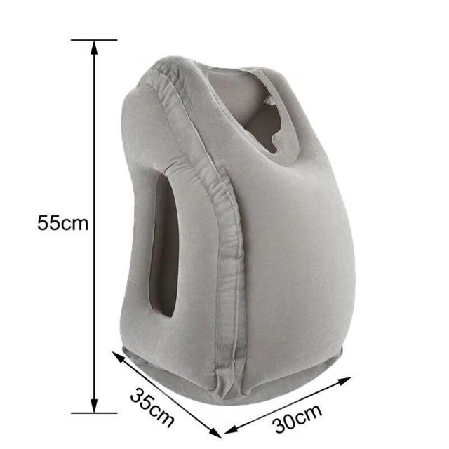 1pc Inflatable Air Cushion Travel Pillow Headrest Chin Support Cushions for Airp