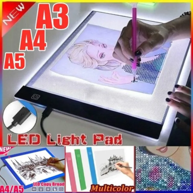 Diamond Painting Embroidery Tools LED Light Pad Dimmable Light Board Full Dri G1