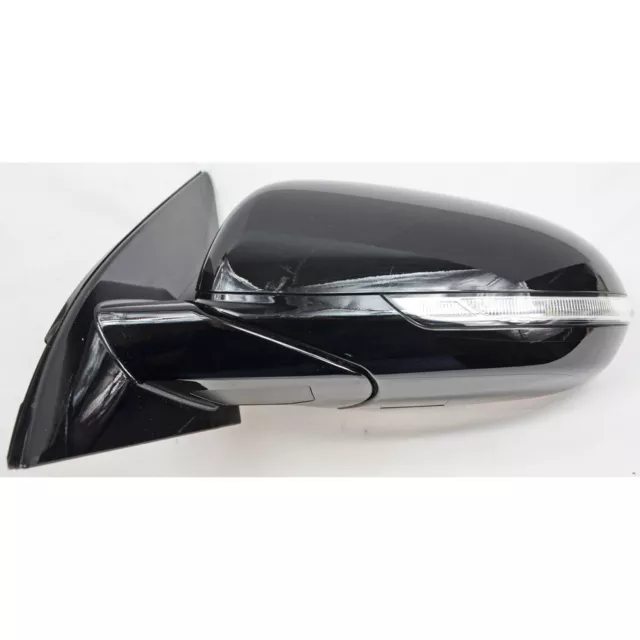 Oem Factory Side View Door Power Mirror Blind Spot LH Driver Black For Cadenza