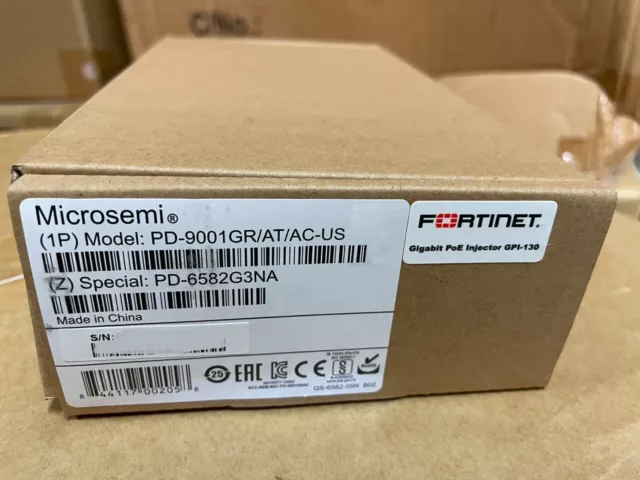 Fortinet - PoE injector - 15.4 Watt - GPI-115 - PoE Injectors 