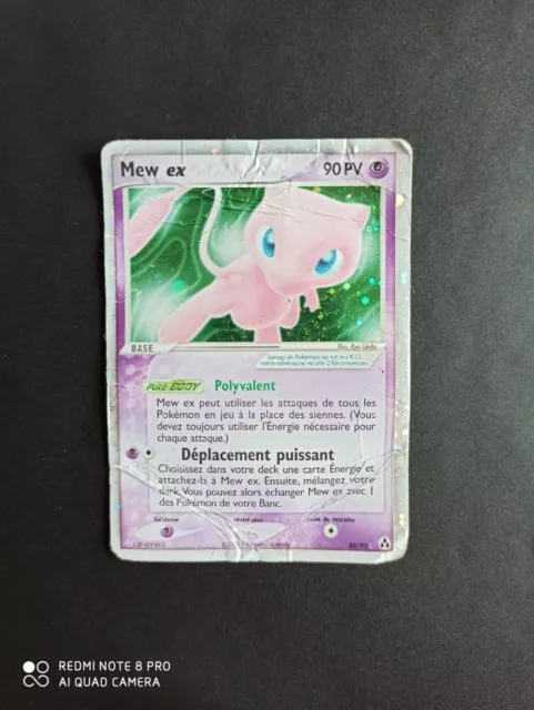 Carte Pokémon Mew Ex 88/92 - Bloc Ex Créateurs de Légende - FR