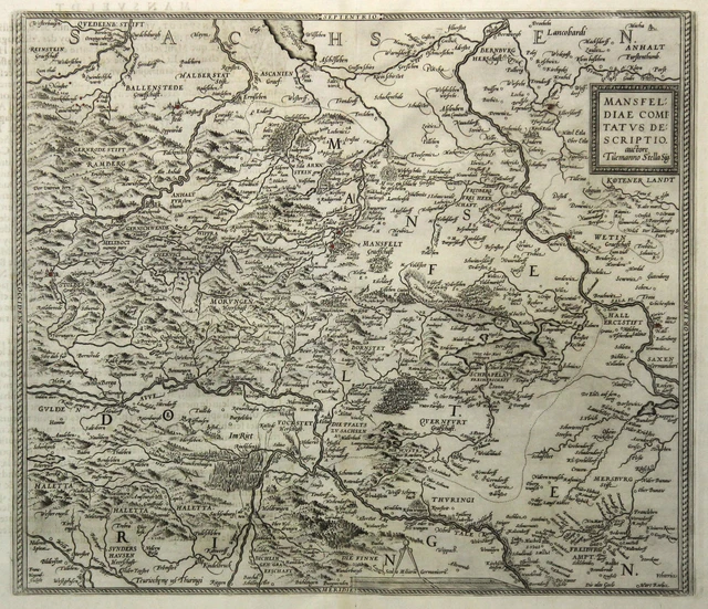 LEICESTER NOBLES ORIGINAL Ortelius 1608 Map Engraving £260.49 - PicClick UK