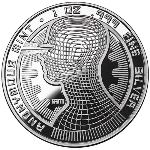 Bitcoin Guardian Commemorative 1 oz .999 Silver Proof Round Capsuled Coin W/ COA 3