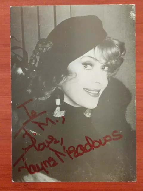 Jayne Meadows Signed Photograph Autograph Signature Actress Celebrity Hollywood