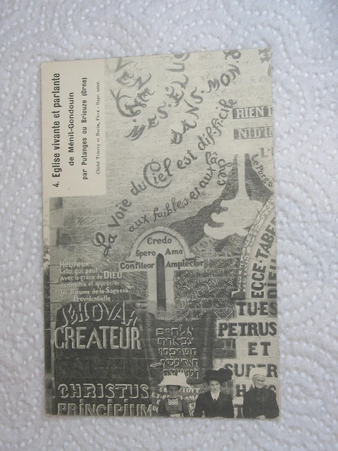 CPA - Eglise vivante et parlante de MENIL GONDOUIN par Putanges et Briouze