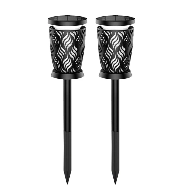 LED Flame Light Outdoor Solar Lamp Solar Torch Garden Outdoor Flickering Fl M8P4