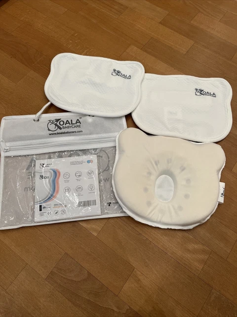 KOALA BABYCARE Kissen Kopfkissen Baby Babykissen mit 2 Kissenbezügen abnehmbar