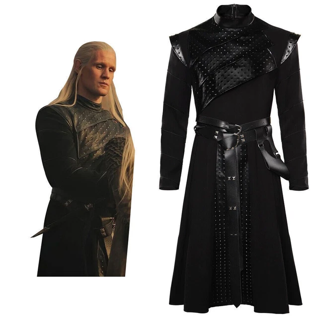 House of the Dragon -Aemond Targaryen Cosplay Costume Coat Belt Outfits