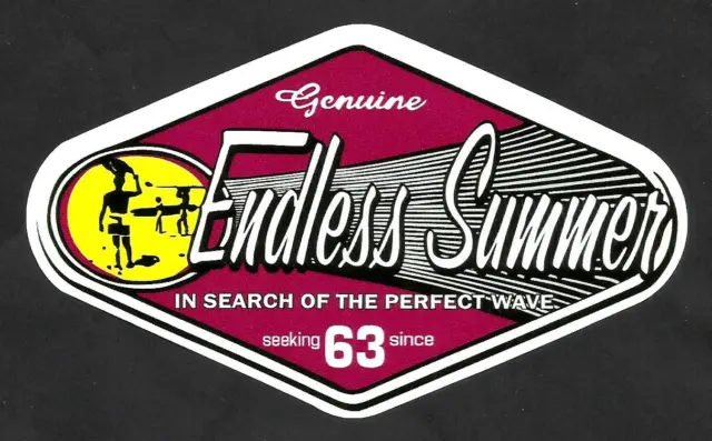 THE ENDLESS SUMMER Sticker Decal Surfboard UTE VAN FORD HOLDEN KOMBI VW Surfing