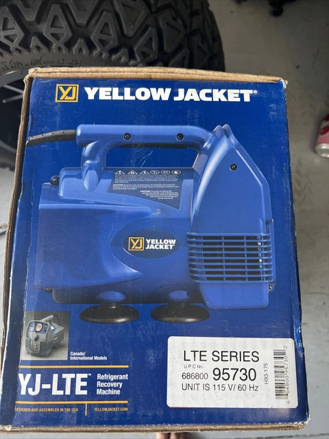 YELLOW JACKET 95730 Single Refrigerant Recovery Machine