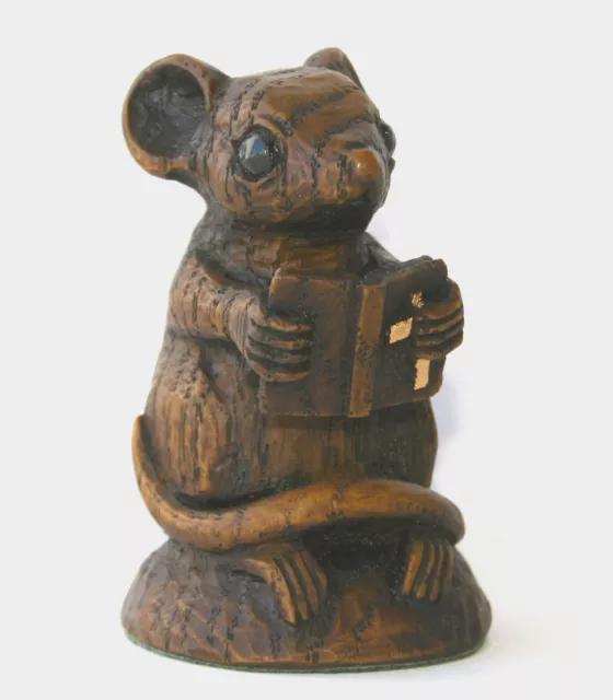 Church Mouse Bible Ornament Cute Wood Unique Mice Gift Unique Collectable Prayer